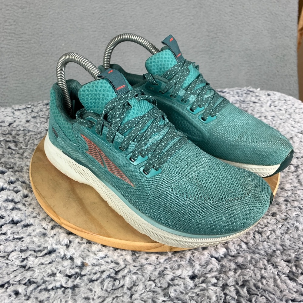 Altra Escalante 3 Running Shoes Women's 6.5 Teal Green Knit Lace Up ALOA7R71305